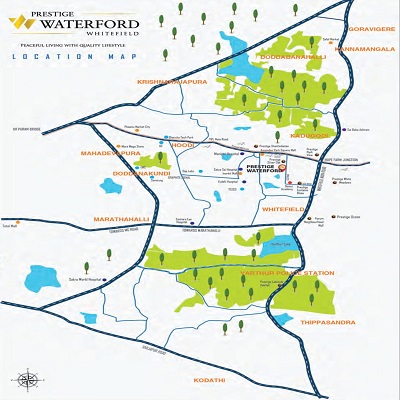 Prestige Waterford Location Map